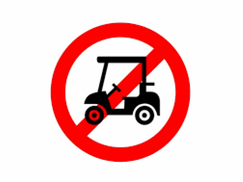 Mardi le 27 juin voiturettes de golf interdites sur les parcours