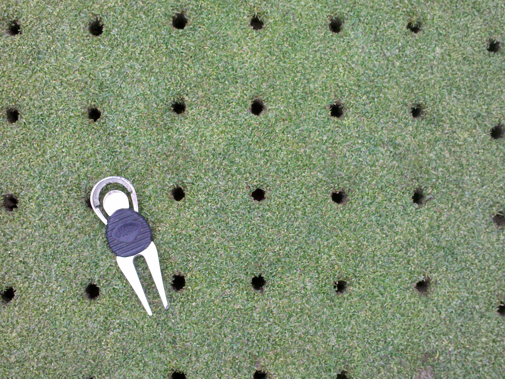 Greens aeration .5inch holes