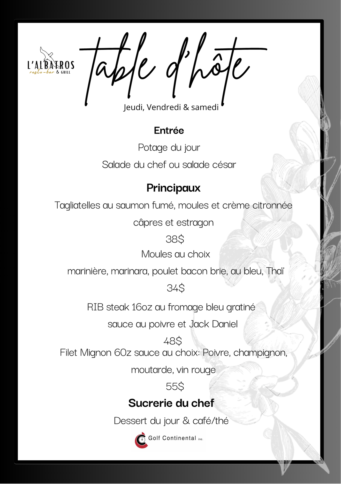 Marque Table Mariage elegant Rouge Floral Vegetal 3
